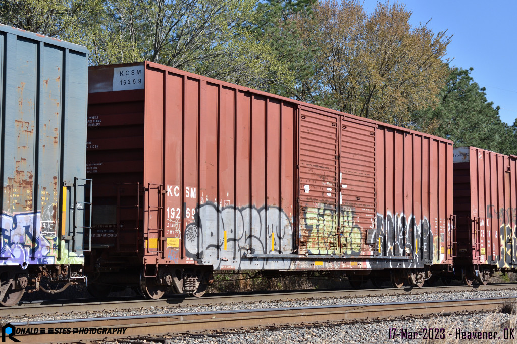 PRN2023030227_400 Kansas City Southern KCS – Kansas City Southern de Mexico KCSM 19269 Box Car 68’ 5” Excess Height double door sliding BLT/NEW 04-2000